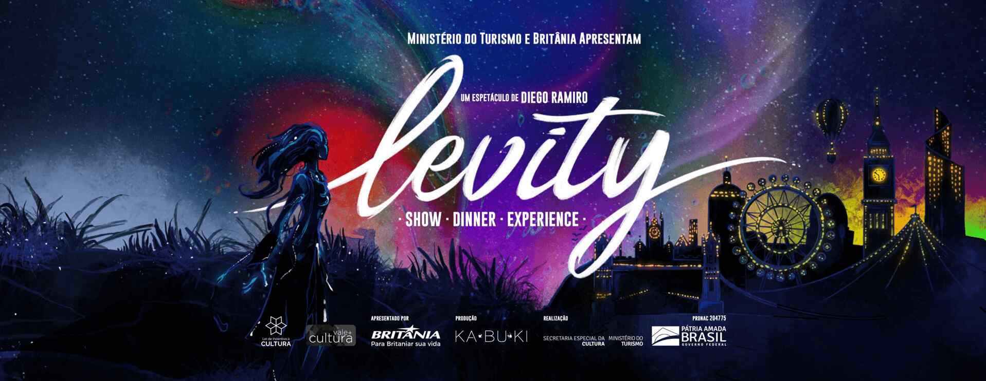 espetáculo levity
